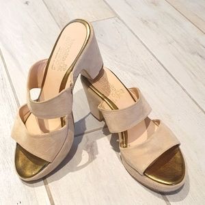 Women's suede sandals